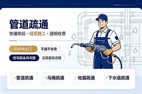 万盛管道疏通