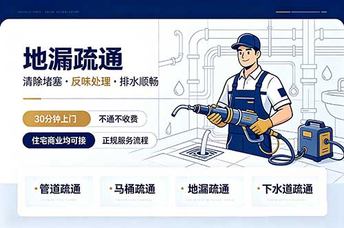 万盛地漏疏通