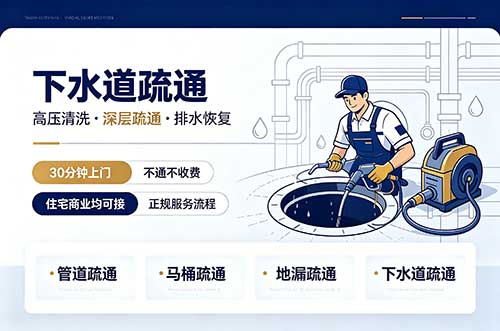 万盛下水道疏通