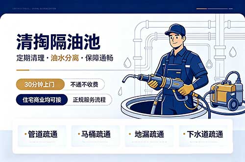 万盛清掏隔油池